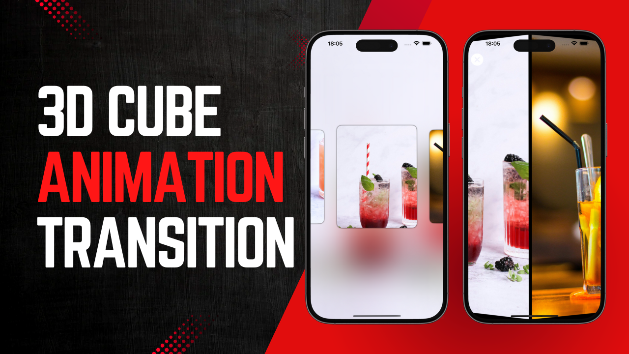 3D Cube Animation Transition in SwiftUI