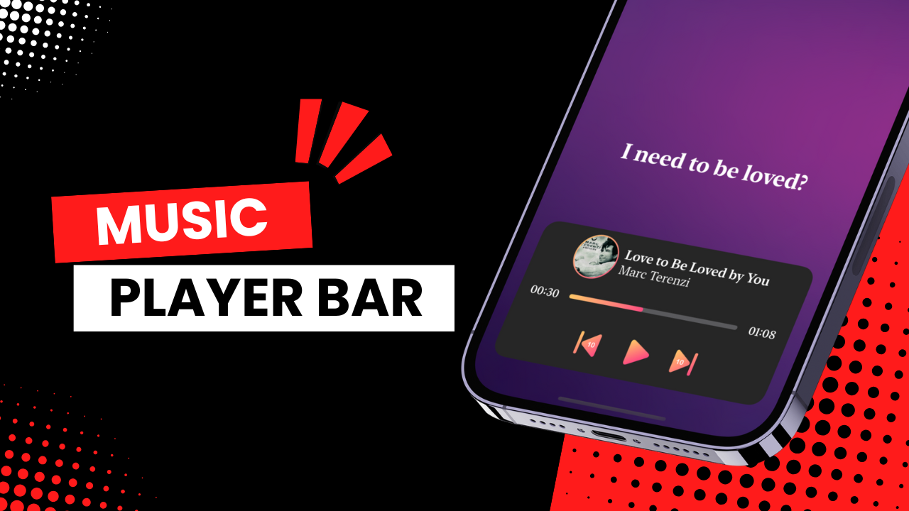 Music Player Bar in SwiftUI