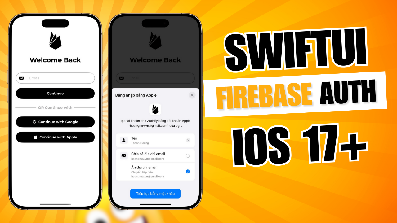 SwiftUI Firebase Auth App | Email, Google & Apple Login | iOS 17+